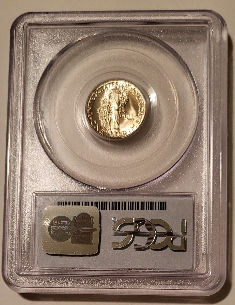 **Coin of the Day**
1943 D Mercury Dime MS67 PCGS

Always FREE Domestic Shipping! talosnumismatics.com

#coins #coincollecting #PCGS #pcgscoins #pcgscoin #silvercoins #mercurydime #dimes #gradedcoins #certifiedcoins