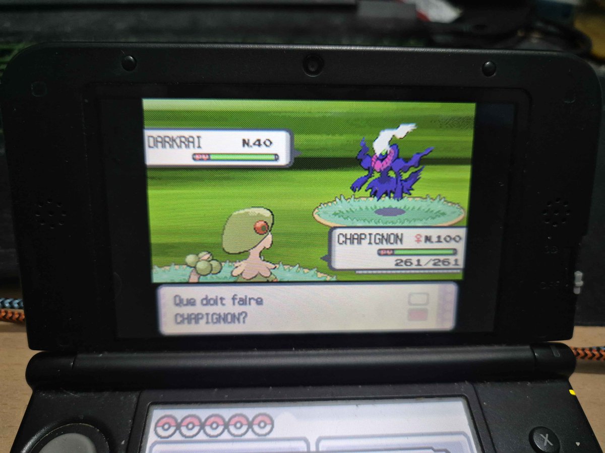 Darkrai shiny tombé en 23 208 resets sur Pokémon Perle, quel beauté, il commencer a ce faire attendre celui là