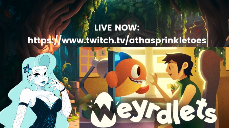 Weyrdlets demo with the Twitch integration tool is happening RIGHT NOW!!!