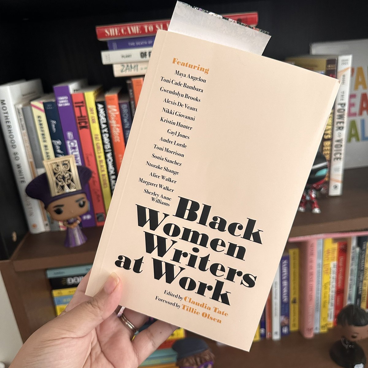 Had an amazing conversation at book club today! This thought-provoking book compiles interviews with 14 authors about life, writing, and the roles being a Black woman plays in both of those. It got me thinking…whose interviews would you want to see in an updated version?