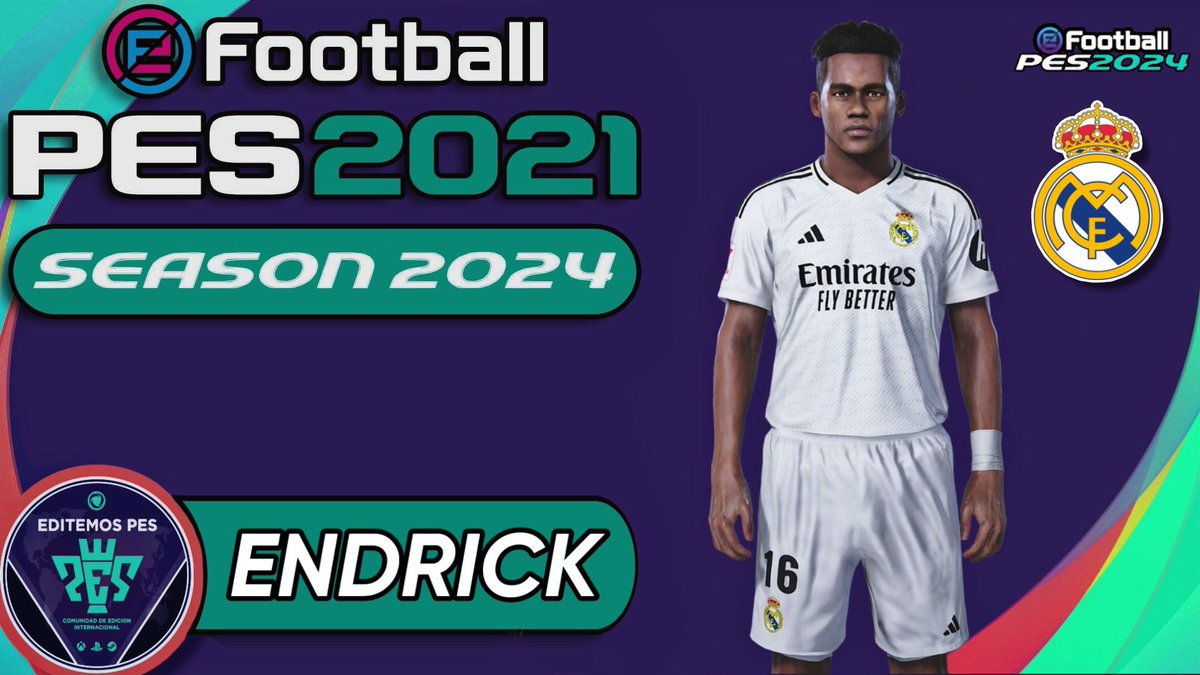 Iam_rubenmg's tweet photo. ⚽️eFootball PES: Season 2024 - COMO HACER A ENDRICK *Update* |RubenMG|⚽️ https://t.co/ilztels7x1 vía @YouTube

@EditemosPES @HistoricosPes @PeSoccerWorld @Endricky9 https://t.co/L90cZRuv3s