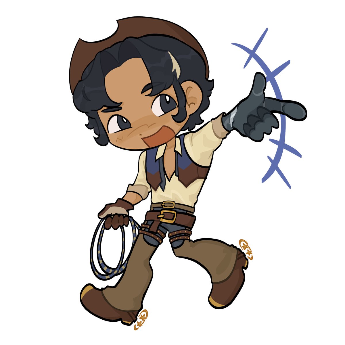 scramblingradio's tweet photo. GUYS I COMMISSIONED @sonateabs AND LOOOK ARMANDO IS SO CUUTE 😭😭💗💗 https://t.co/BKymU0ERPe