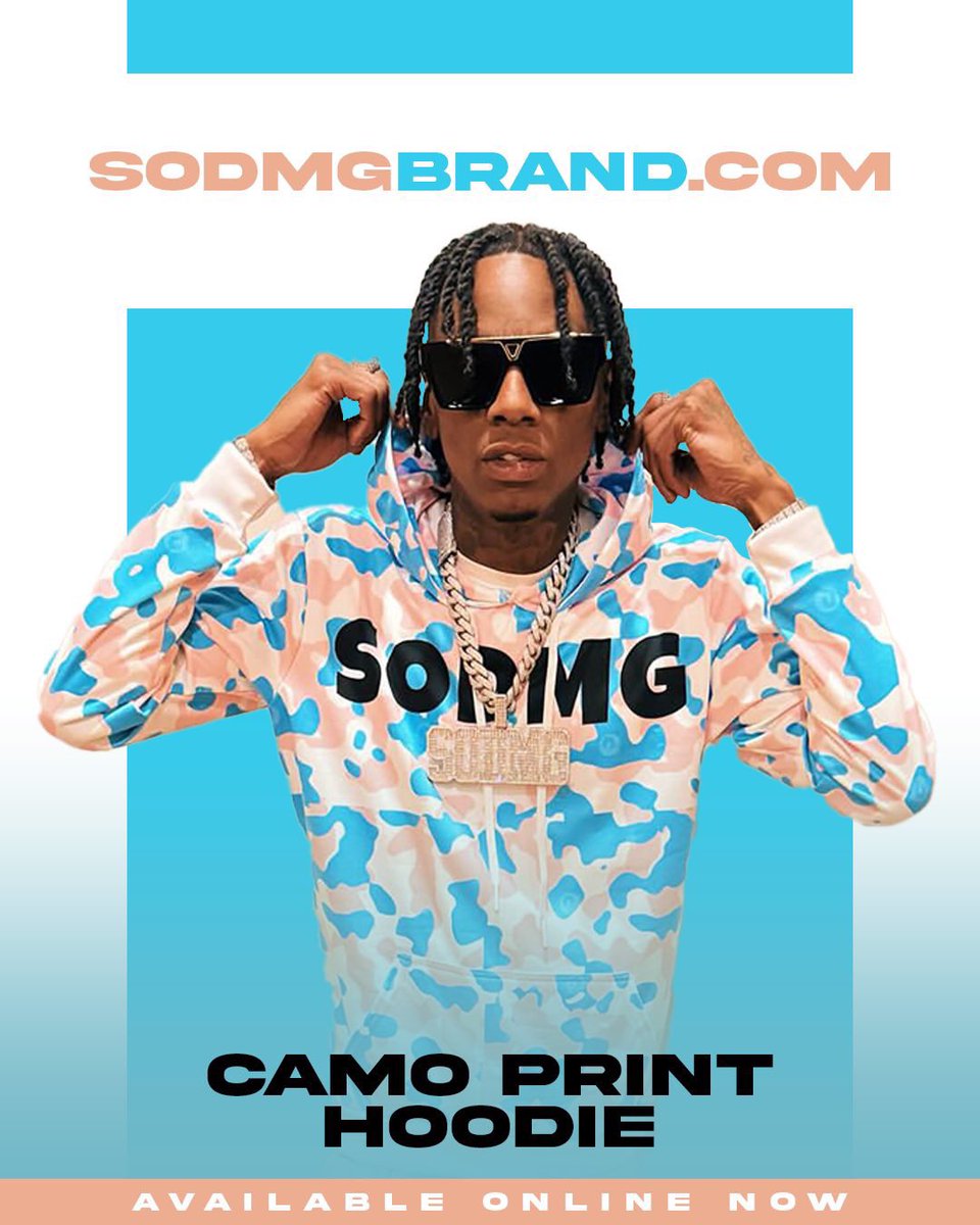 SODMG Camo print hoodie 💦 sodmgbrand.com/listing/sodmg-…