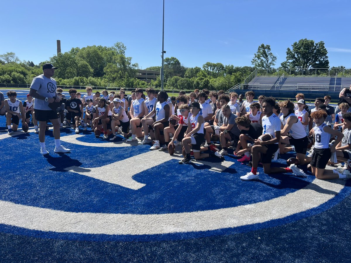 Coach Holcomb giving final instructions before start of camp. @QBCoachHolc @RiseAndFireCamp @NxtLevelAtx Rise and Fire/QB Hit List Exposure Camp #GetNoticed