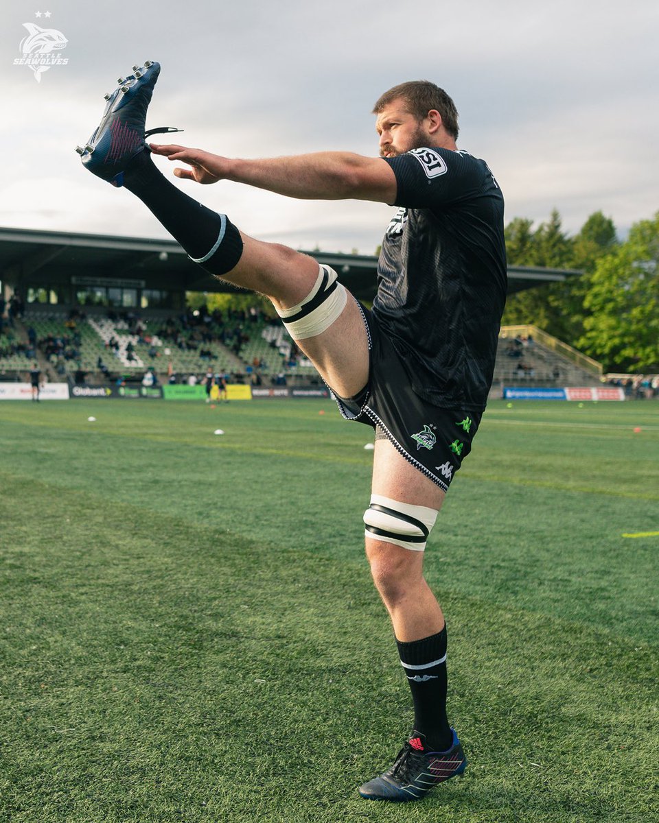 SeawolvesRugby's tweet photo. Warming up with @LooseHeadz to tackle the stigma. 💪💚 

📸 @connor_jalbert 

@usmlr | #TogetherWeHunt | #MLR2024 | #TackleTheStigma https://t.co/P0HB2CLCKq