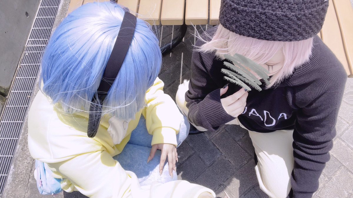 RiKuSooo's tweet photo. #アコスタみずほPayPayドーム福岡

久々コス久々男装で参加楽しかった~!!!
念願のﾗﾝﾌﾚ!!
ﾆｪﾝでした🐈‍⬛(ピンクの方)
可愛いﾆｮ🌿と共に居ましたヨ https://t.co/GNEPT7iU1K