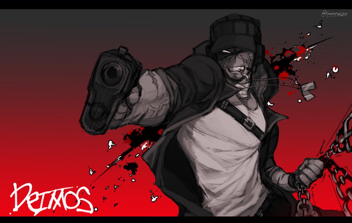 Sunraizo's tweet photo. proud of this one ngl #madnesscombat #madcom #madnesscombatfanart #deimos https://t.co/pwqfl6Nbmi