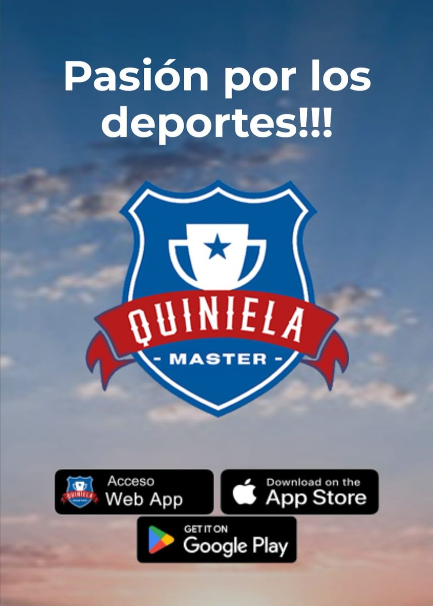 QuinielaMaster's tweet photo. ⚽️🏀🏈 Descarga la app y gana! https://t.co/Z6dS39i3s1