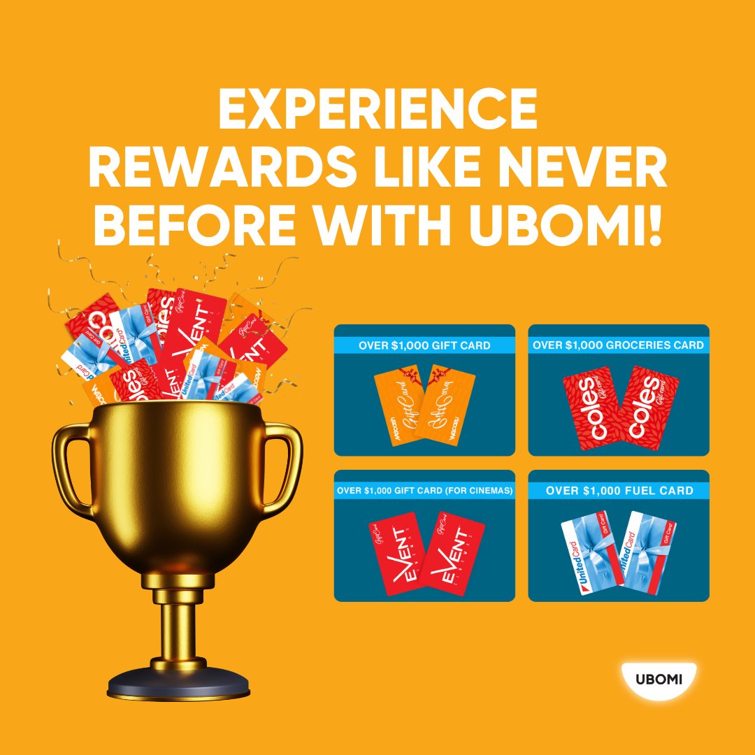 Discover UBOMI Rewards - your go-to platform for the best and most frequent giveaways.

Join now and start enjoying amazing prizes and rewards!
ubomi.com.au/uwin/

#UBOMIRewards #AmazingPrizes #JoinToday