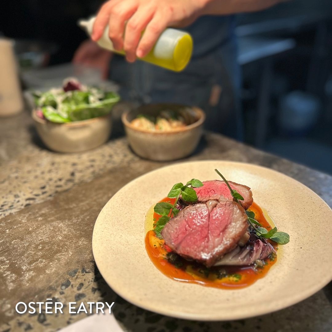 flindersandco's tweet photo. Oster Eatry could not have made this lamb look any more deliciously juicy and tender. Led by  Chef / Owner Nicola Romano, find them on Bridge Road, Richmond VIC. https://t.co/BqXvfw7Eyo