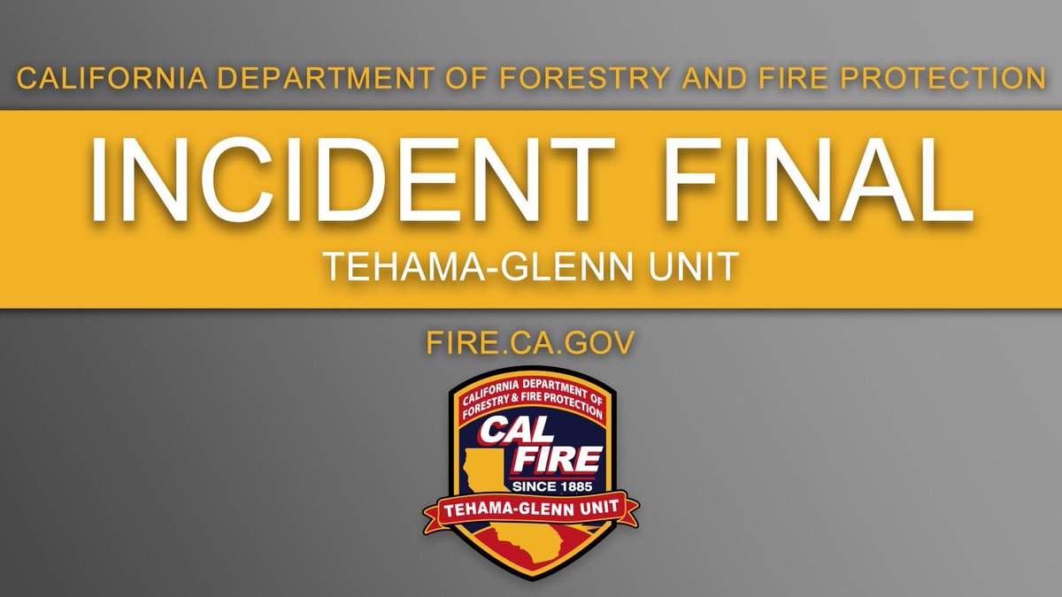 The #OakwoodIncident on Oakwood Heights Dr in Bowman is contained. All fire resources are released. #CALFIRETGU2024