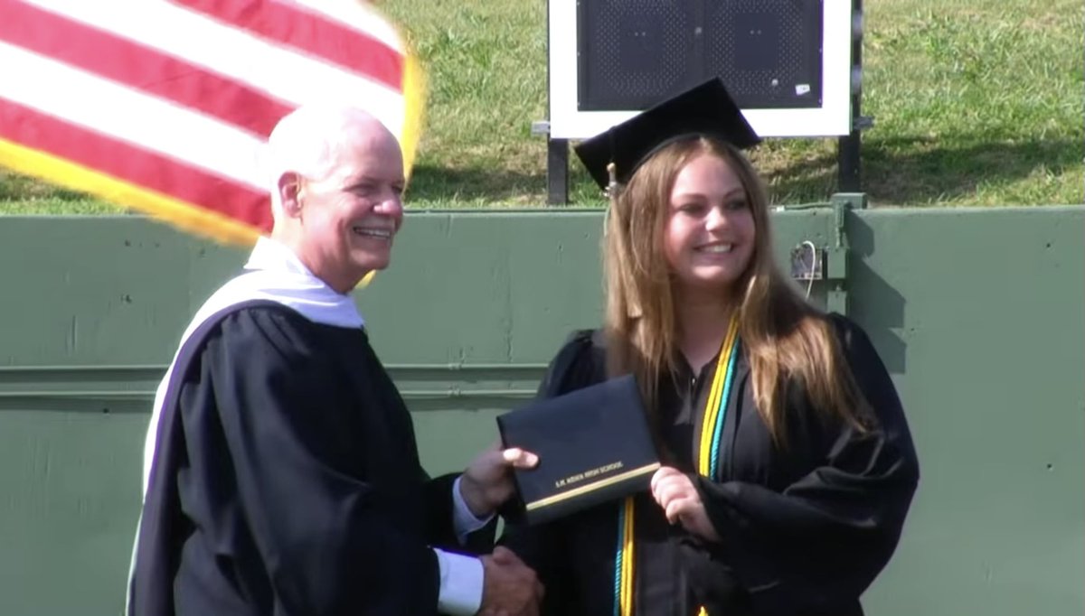 Congratulations to my sister, Savannah Skelton, for graduating from Rider High School today!  Good luck at OSU!