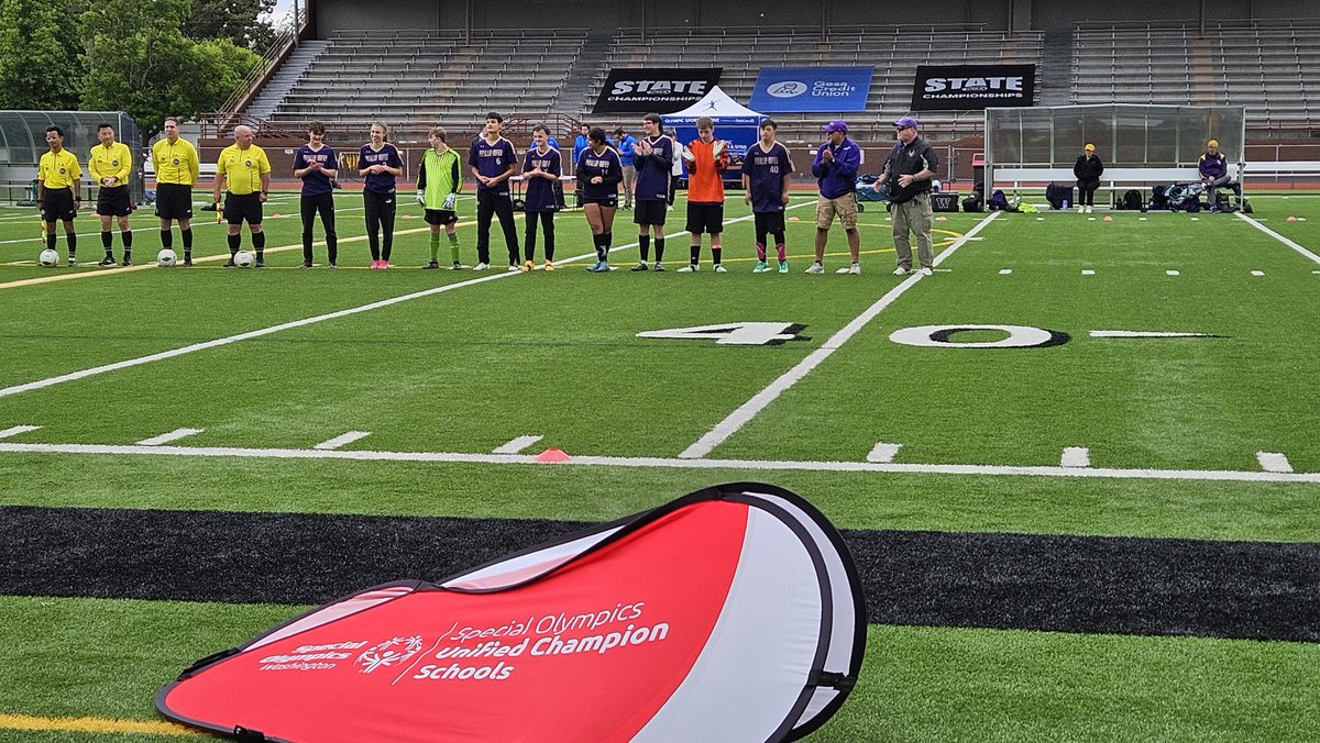 Unified Soccer State Championship in progress at Sparks Stadium.
Puyallup vs Roosevelt.
<a href="/PHSUnified/">PHS Unified Sports</a>
<a href="/puyalluphsviks/">PHS Viks Athletics</a>