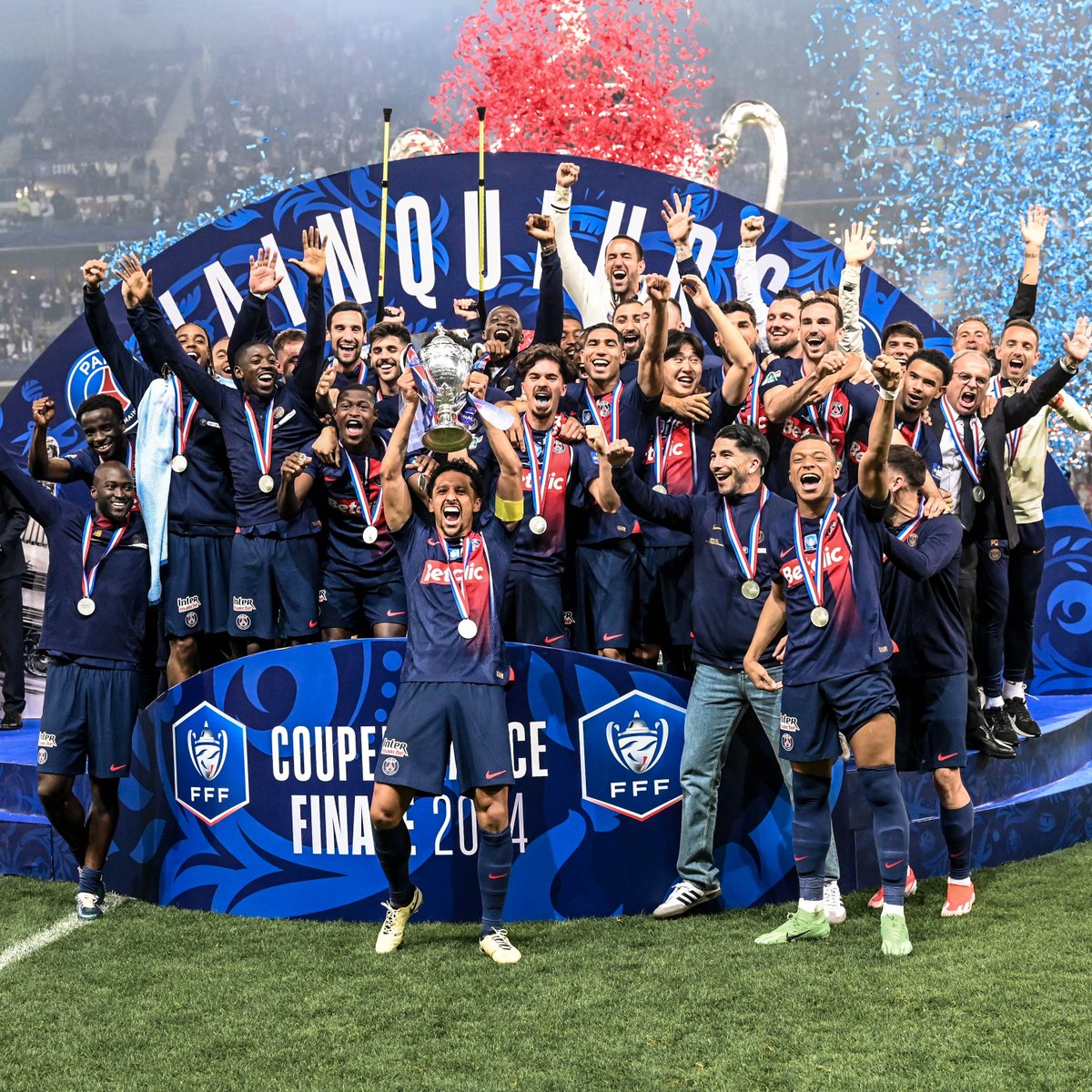 🏆🏆🏆🏆🏆🏆🏆🏆🏆🏆🏆🏆🏆🏆🏆 

👏 1⃣5⃣ 🇫🇷 

#CoupeDeFrance #OLPSG (1-2)