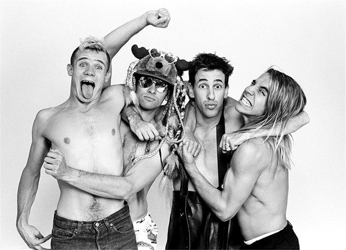 Red Hot Chili Peppers, 1985. Photo by Ebet Roberts.