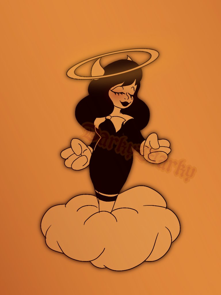 Trying to figure out how to draw her  
#BENDY #batim #AliceAngel