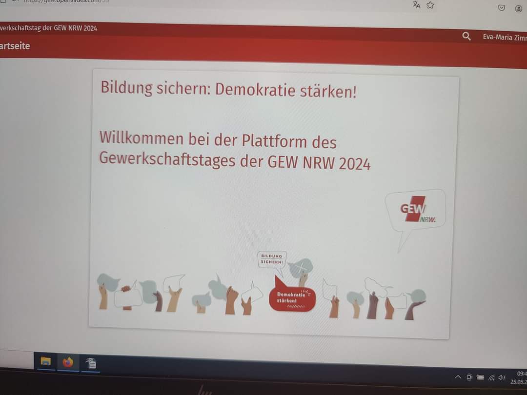 GewKoln's tweet photo. Wir sind heute beim NRW Gewerkschaftstag in Bochum! Gemeinsam beraten wir unter dem Motto "Bildung sichern: Demokratie stärken!" https://t.co/bPqZwC0osZ