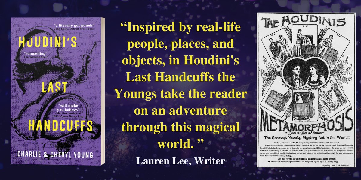 IAN_AuthorPromo's tweet photo. ~> Houdini's legacy lives on! Immerse yourself in the mystique, the science, and the adventure. #HoudiniMagic #harryhoudini #MysticalReads #Spiritualism #iartg @abookpublicist https://t.co/jrf05ZmYjZ https://t.co/FpfMqaTYfs