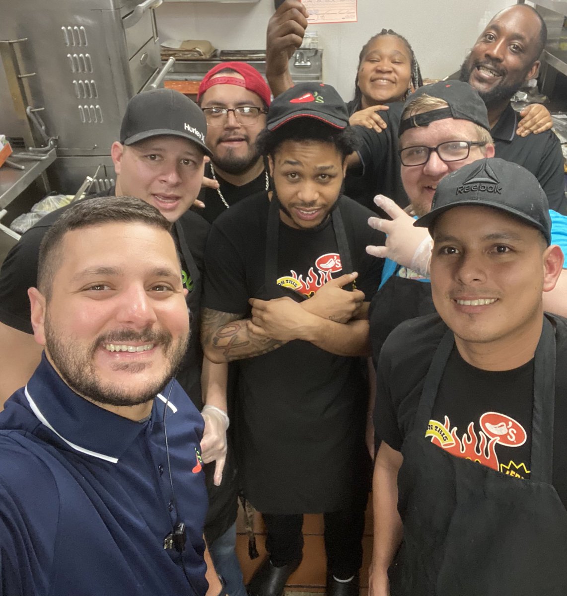 Cheers to the HOH for working as a team on a busy Saturday night averaging 6.50 minutes on tickets times and only having one re-fire all night. We also ended with a 1.7 GWAP for the Dinner shift! Proud of what this team have become and ready to see where we go! #chilislove