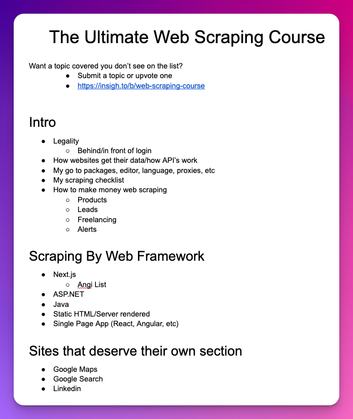Adrian | The Web Scraping Guy tweet media