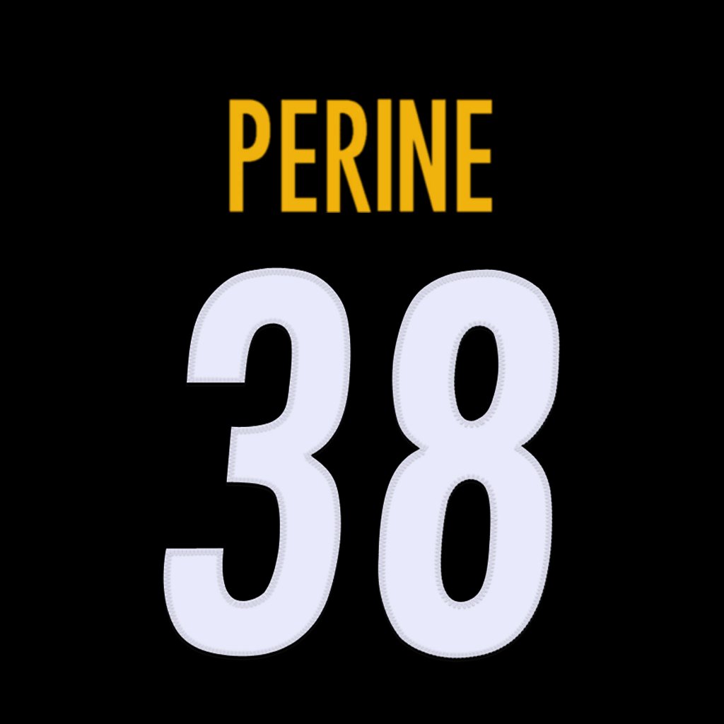 Pittsburgh Steelers RB La'Mical Perine (@LP_deucedeuce) is wearing number 38. Currently shared with Nate Meadors. #HereWeGo