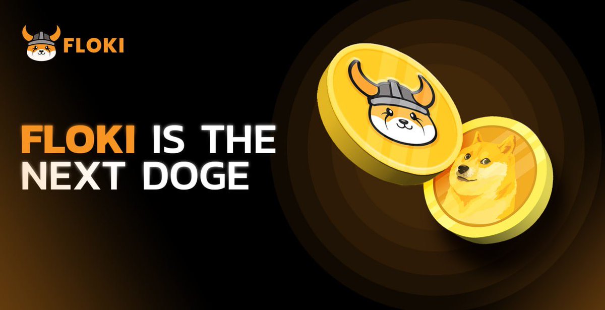 $FLOKI is the next $DOGE and will be THE main #memecoin of this crypto bull run!
