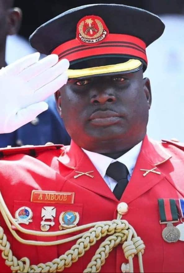 State House of The Gambia (@presidency_gmb) on Twitter photo <a href="/BarrowPresident/">President Barrow</a> regrets to announce the sudden passing of Col. Abdoulie Mboob, State Guard Commander at the Presidency. The President extends his deepest condolences to his family, colleagues, GAF and the entire nation. He will be remembered for his dedication to duty. <a href="/BarrowPresident/">President Barrow</a> regrets to announce the sudden passing of Col. Abdoulie Mboob, State Guard Commander at the Presidency. The President extends his deepest condolences to his family, colleagues, GAF and the entire nation. He will be remembered for his dedication to duty.