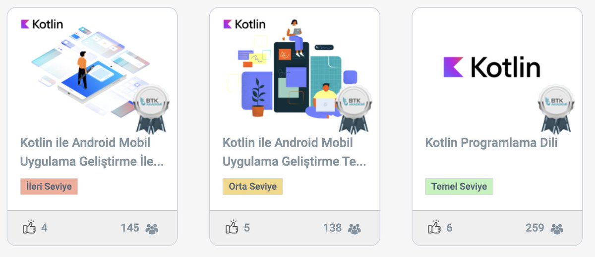 BTK Akademi'de Atıl Samancıoğlu'nun Kotlin programlama dili kursu ücretsiz!