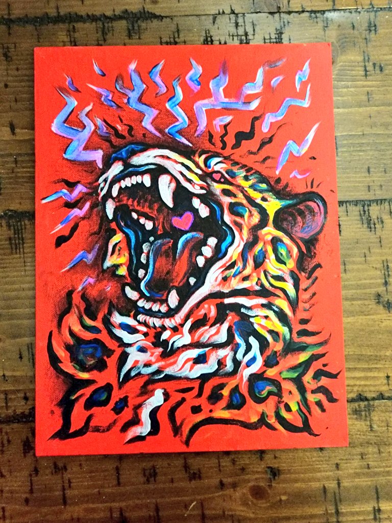 starryKC's tweet photo. All original art pieces for sale at a huge discount.

1) Cheetah
9"x12"
Acrylic and color pencil on canvas 
$50

2) Monstera Plant
8"x10"
Paint Marker on canvas
$25

3) Borzoi
Paint Marker on paper
11"x14"
$45

4)Cat Painting
Crayon on watercolor paper
11"x15"
$35 https://t.co/9dcZfpDudQ