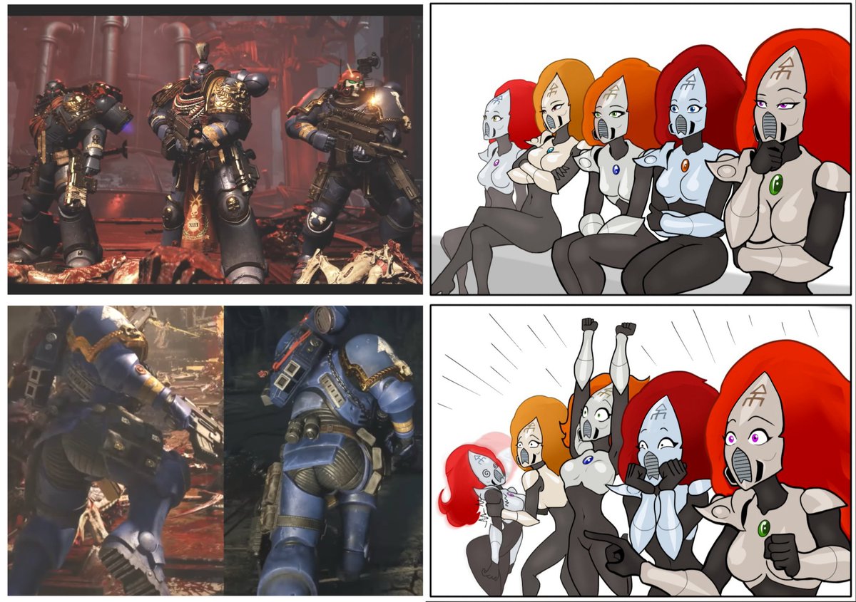 spaceMAXmarine's tweet photo. #Warhammer_40000 #Howling_banshee #Space_marine_2 https://t.co/9vqi3IYXTS