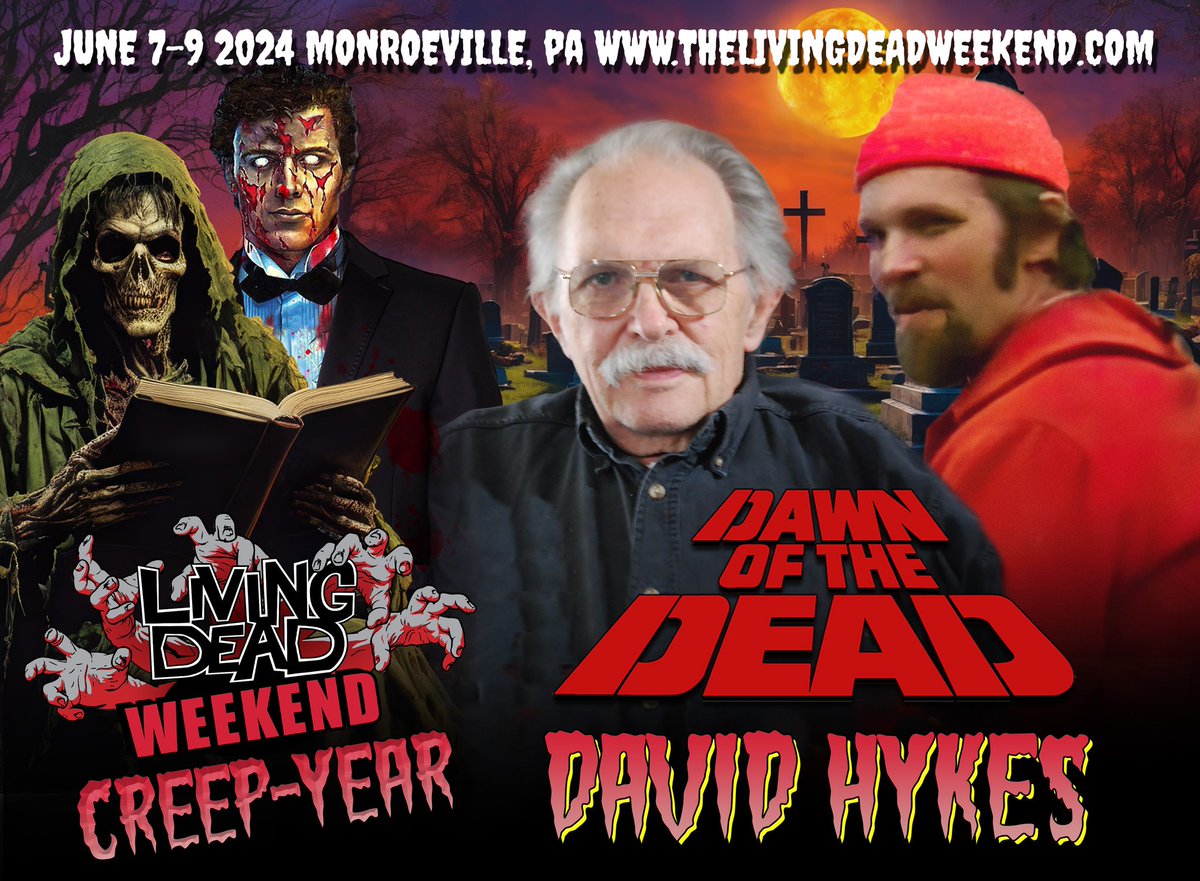 "Those rednecks are probably enjoying this whole thing" It may be the Living Dead Weekend: Monroeville CREEP-YEAR, but we can’t forget to bring some DAWN OF THE DEAD guests, it’s David Hykes. David plays one of the Johnstown Hunters in the Redneck scene
thelivingdeadweekend.com