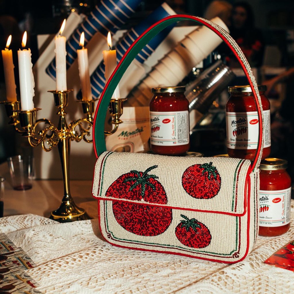 EXCLUSIVE: first look at this collab 🍝❤️ STAUD x Monte’s handbag