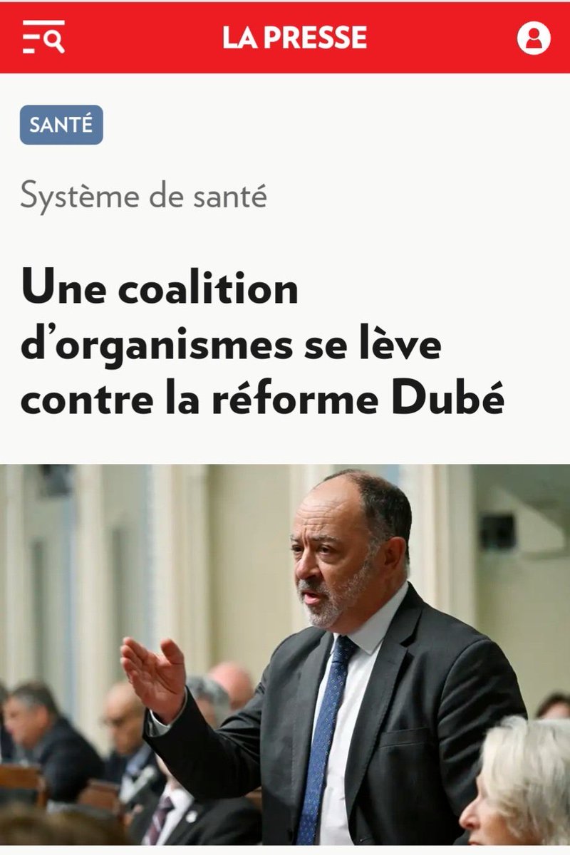 TOUS les gouvernements depuis Bourassa ont promis une réforme du système de la Santé. Ceux qui ont essayé ont aggravé la situation. Le problème est intouchable: incompétence et corruption. On devrait prendre BrandyNose, le tombeur de ces dames, au sérieux? Indécrottable