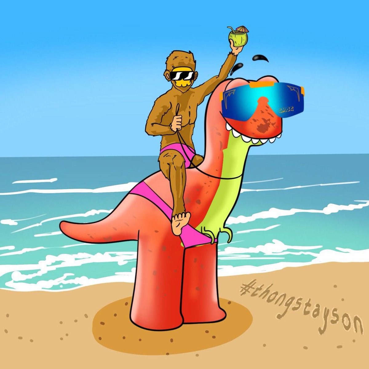 NFT mint is moving along nicely! 

Over 10% minted! 

If you are a $CHUMP token holder you can participate in our WL Mint today!

Mint link: ovols.com/launchpad/mint…

Big things coming!

When Fast Eddie?  <a href="/MediaGiraffes/">UNCLE 🏴‍☠️ EDDIE 🫵😹</a> 

#thongstayson