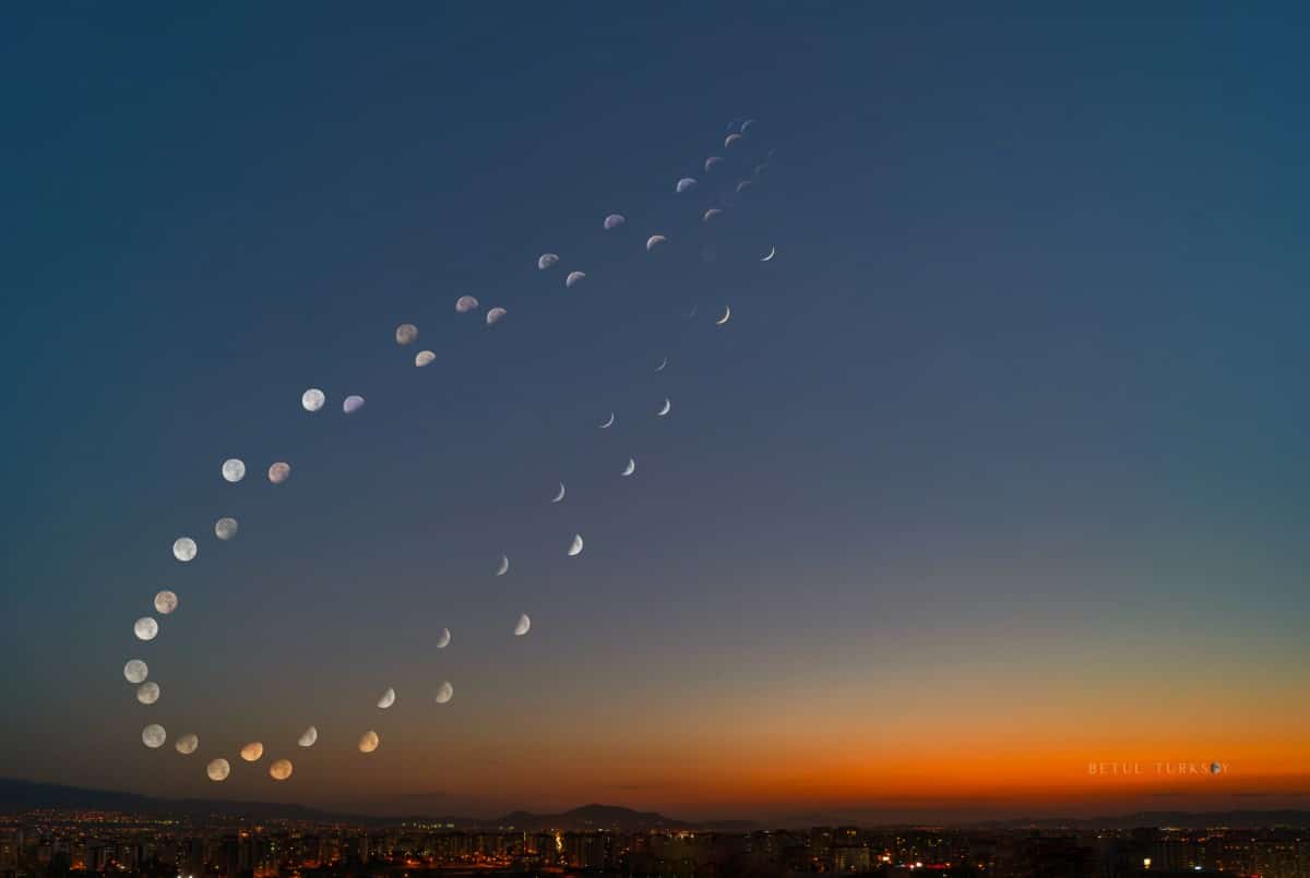 Astrophotographer Spends Two Months Creating This Spectacular Lunar Analemma mymodernmet.com/lunar-analemma… #Astrophotography #analemma