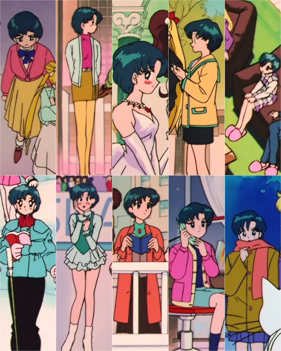 Clothes worn by Ami in the first season. 🩵😍
#amimizuno #sailormercury #sailormoon