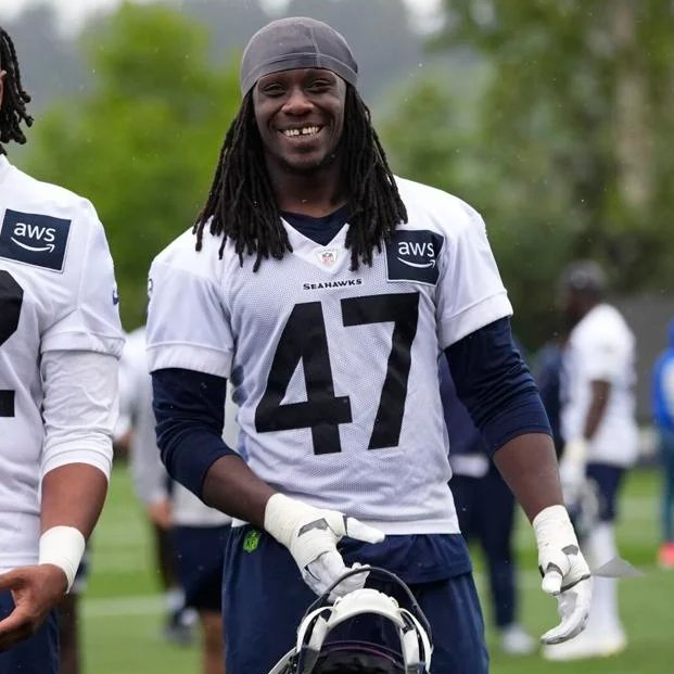 Grambling State (LB) Sunny Anderson at Seattle Seahawks OTA's