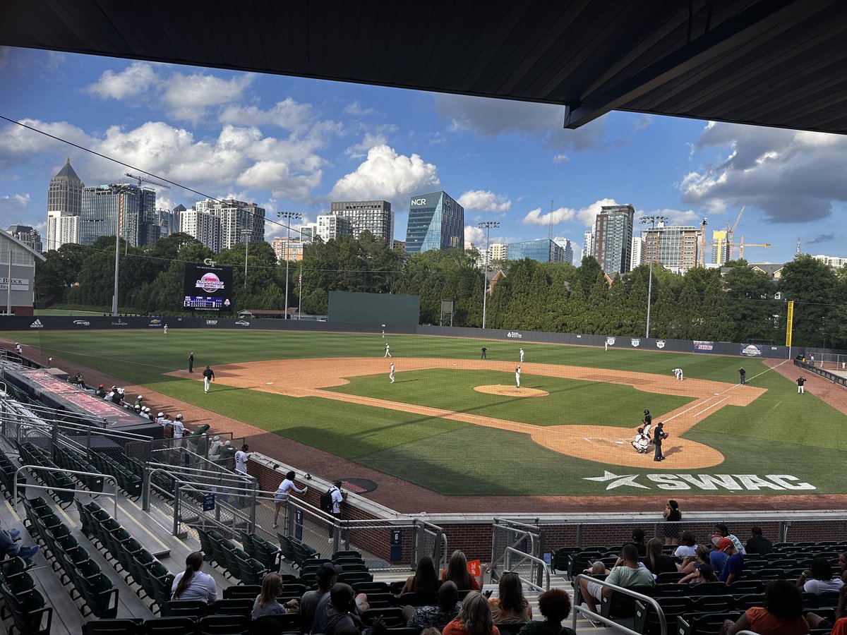 Great venue here at Georgia Tech for SWAC baseball championship weekend. Great site lines