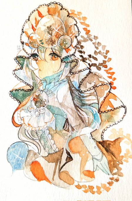 「long sleeves watercolor (medium)」 illustration images(Latest)