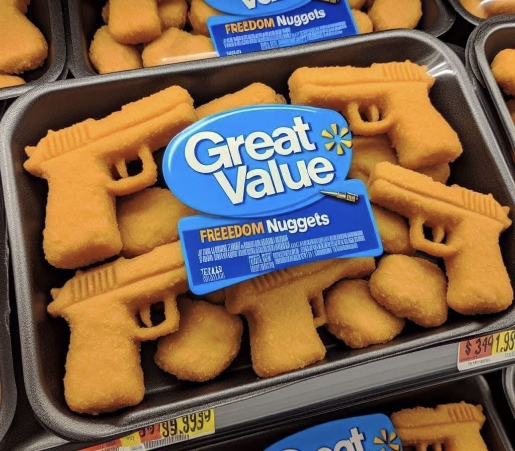 Chicken nuggets from the Walmart on the Eastside look different…