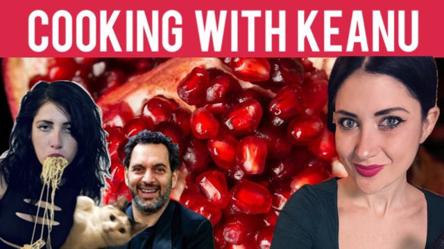 Cooking w/ Kiki! 7ET! #keanucast @geno_bisconte weeeeeee!