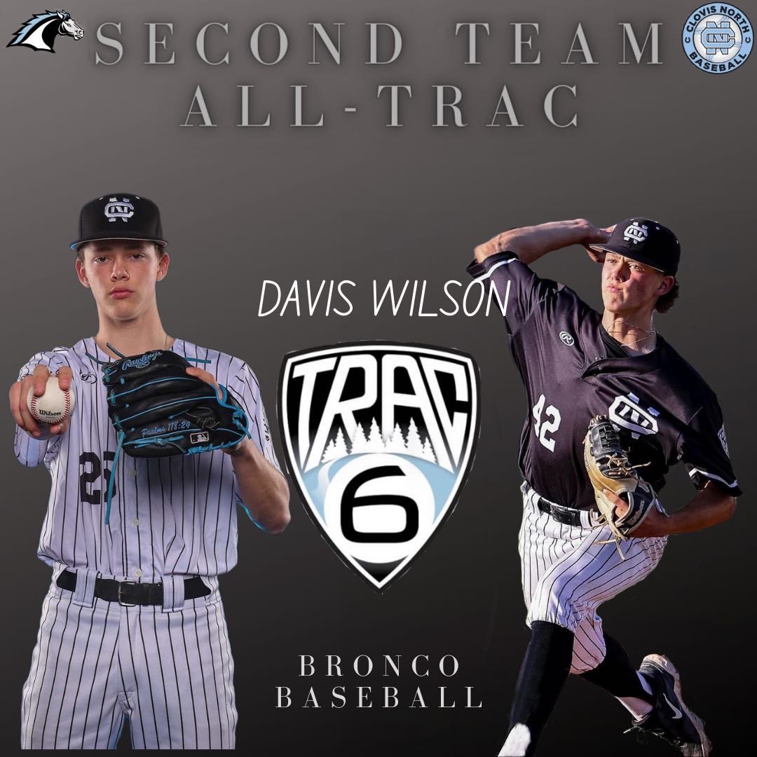 Congratulations to @DavisWilsonCA for being named 2nd team All TRAC! Sic’em