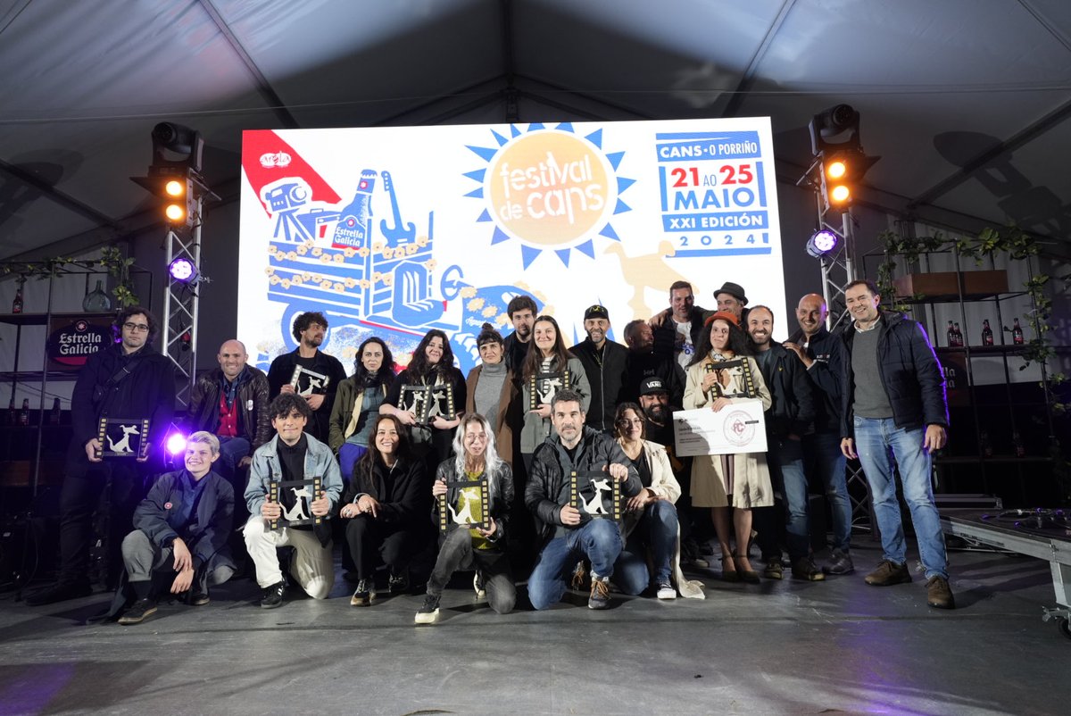 O filme "O frío" de Pablo Dopazo, grande triunfadora da Noite con tres Premios incluidos Mellor Curta de ficción e Mellor director. 
Noraboa a todos e a todas!!