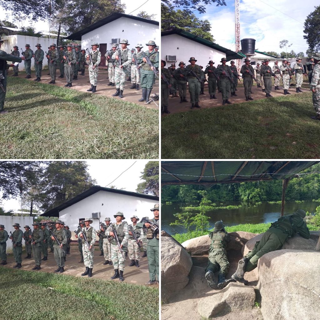 #FANB presente en nuestro estado Guayana Esequiba ! Vigilantes y resueltos a defender nuestra soberanía ! Nuestra FANB es garantía de paz y de defensa territorial ! 

#IntegrarEsVencer