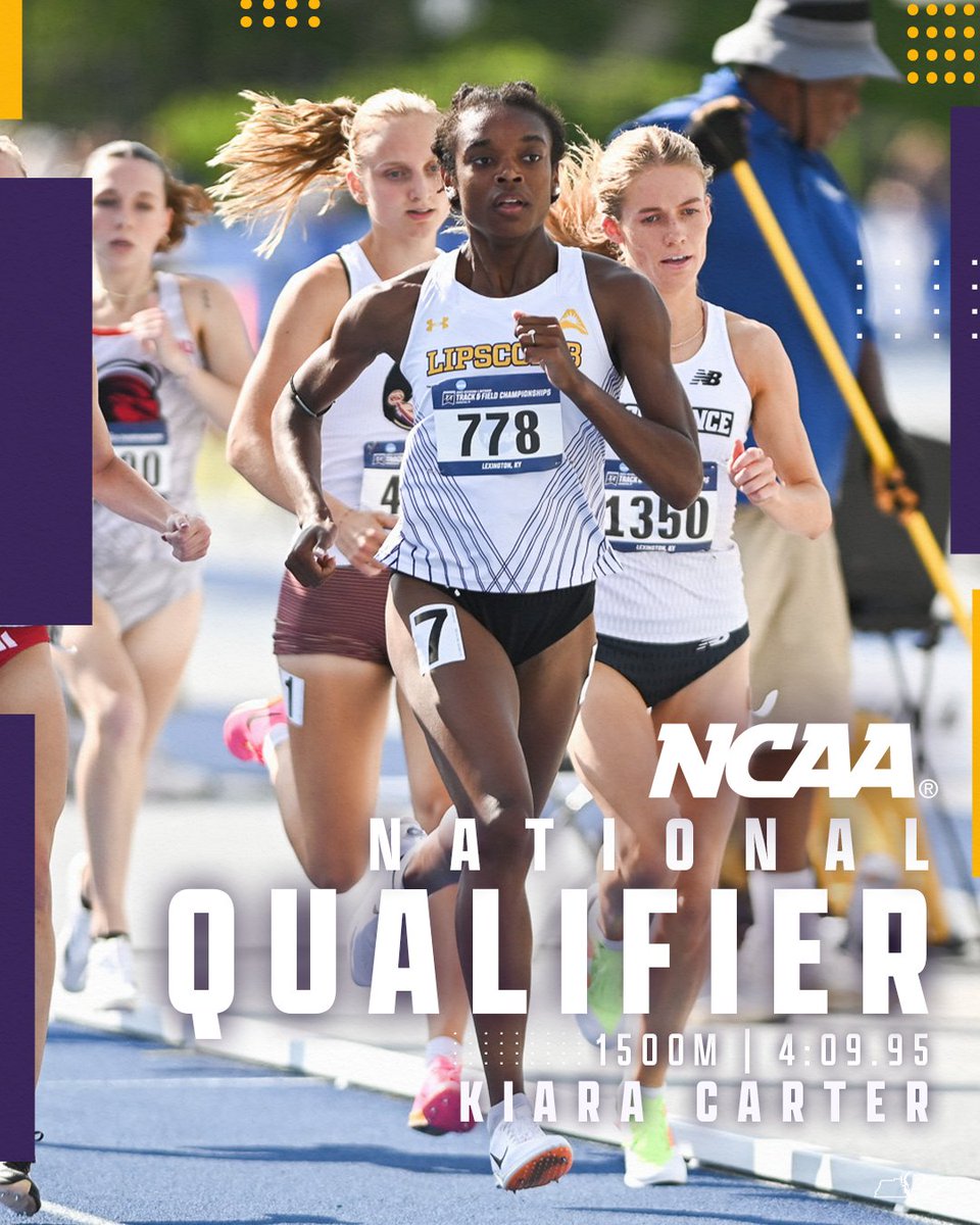 We've got our first National Qualifier! Kiara will head to Eugene, Oregon in the 1500m! #IntoTheStorm ⛈️ | #HornsUp 🤘