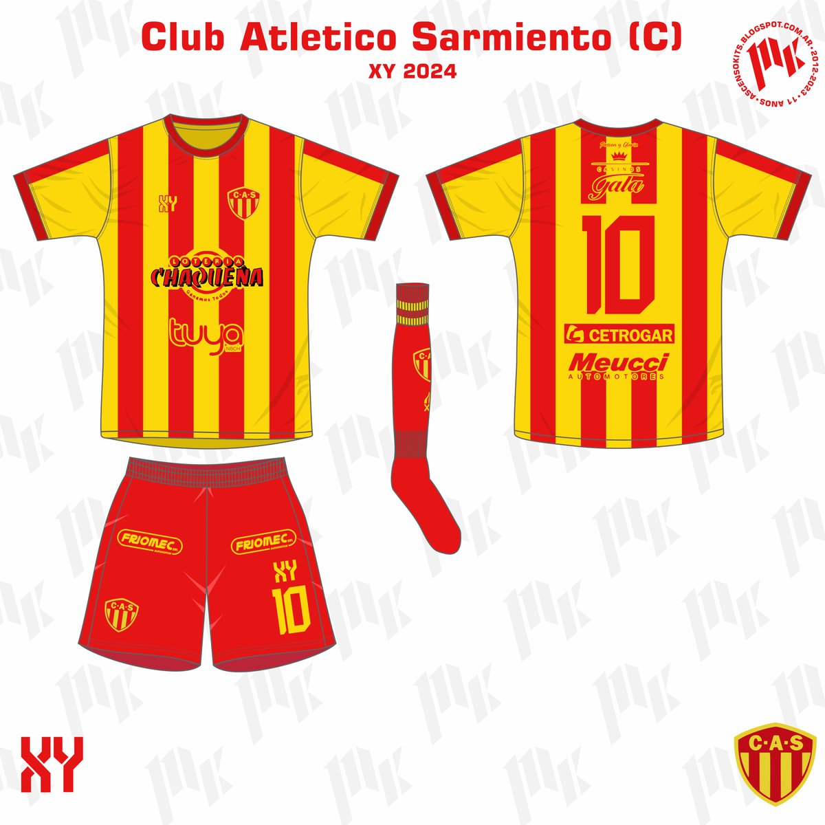 Club Atlético Sarmiento (R) XY 2024  #SarmientoRes #ascenso #FederalA las demás en : ascensokits.blogspot.com