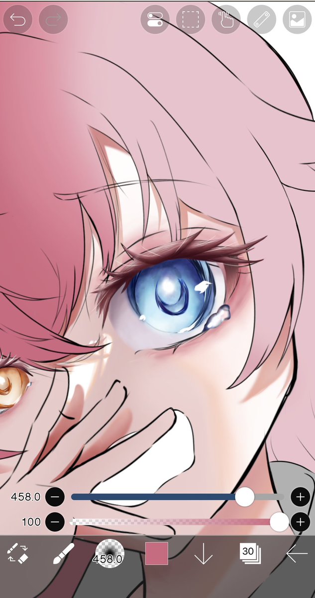 #イラスト　#ブルアカ
チラ見せ