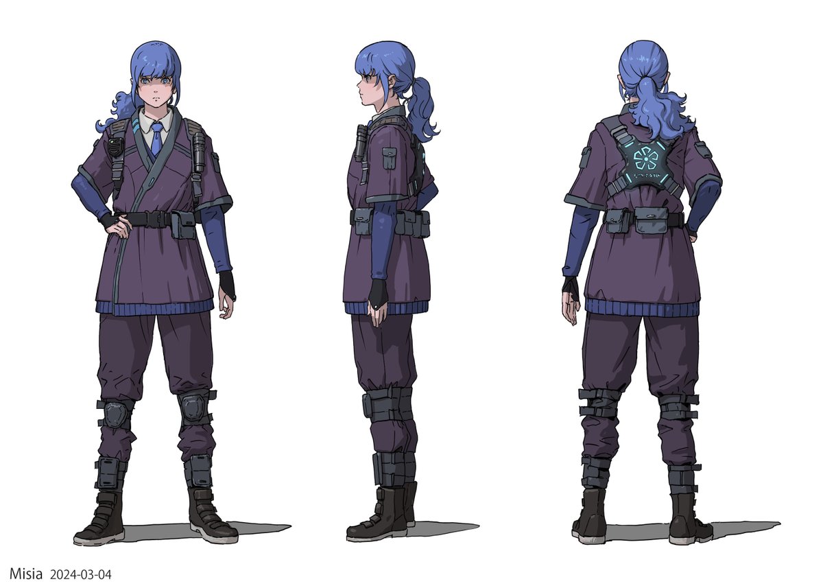 DDDistortionDev's tweet image. Here&apos;s a closer look at Misha&apos;s new character design, drawn by Gravity Rush&apos;s Takeshi Oga, that we revealed at Indie Live Expo yesterday.

昨日に公開したデザインの資料です。緒賀岳志氏が主人公のミーシャのデザインを担当しています！

#indiegame
#characterdesign
#nightmareoperator