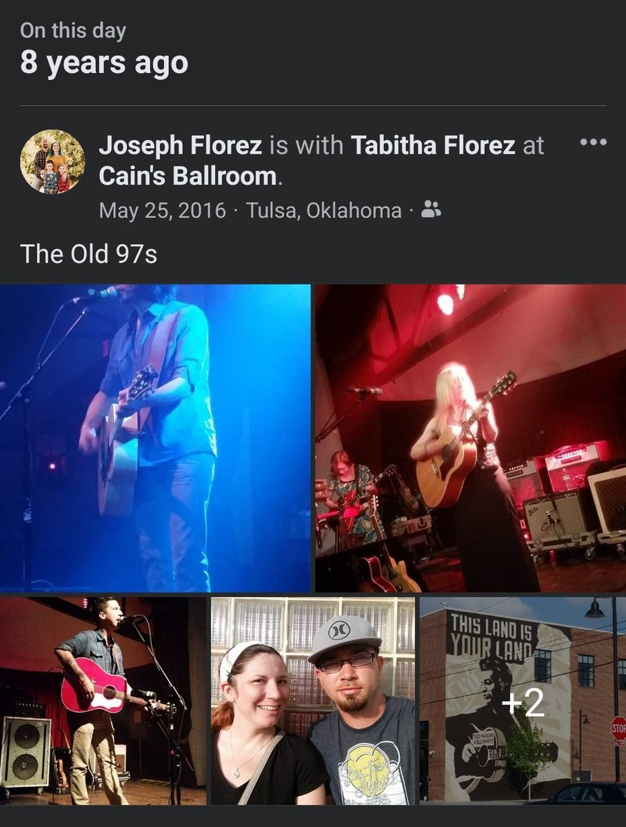 8 years ago was my first time at <a href="/CainsBallroom/">Cain's Ballroom</a> to see a band that I had long loved but never seen live, the <a href="/Old97s/">Old 97's</a>. Little did I know that I would see an opener that would blow my mind, and become one of my new favorite bands, <a href="/BJBarhamTweets/">BJ Barham</a>. We've seen him eight times since!