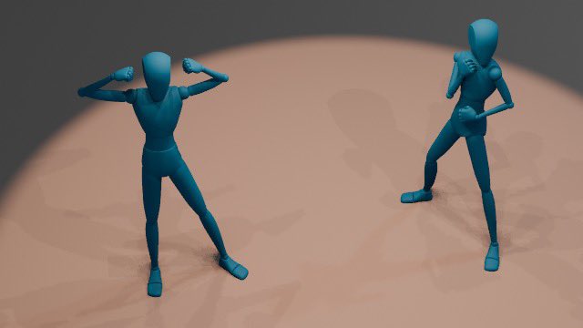 satishgoda's tweet image. Some more shots from the Adjustable Mannequin test. Thinking of animation next! #b3d #assetlibrary #animation